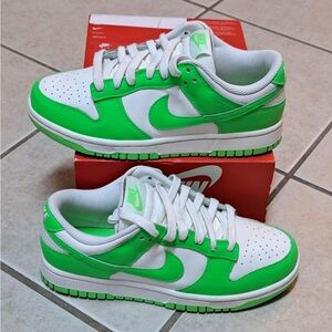 Nike Dunk Low "Green Strike" Sneakers - Wmns size 7.5
